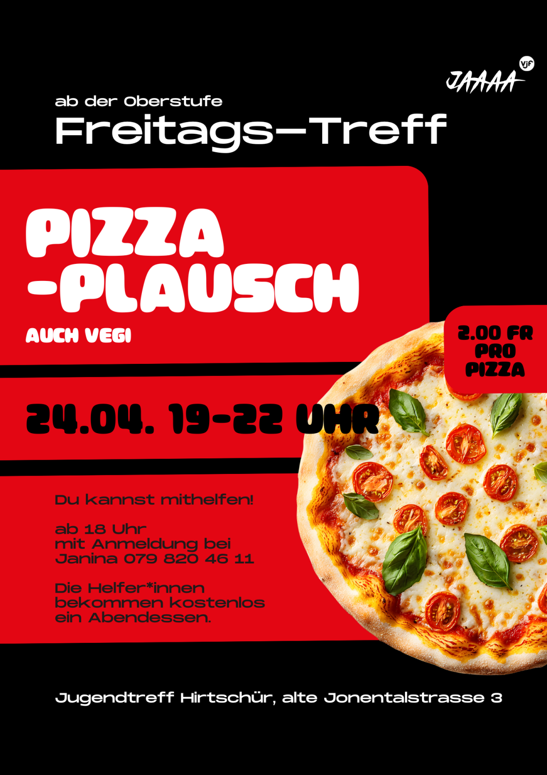 Pizza-Plausch 24.04.2026