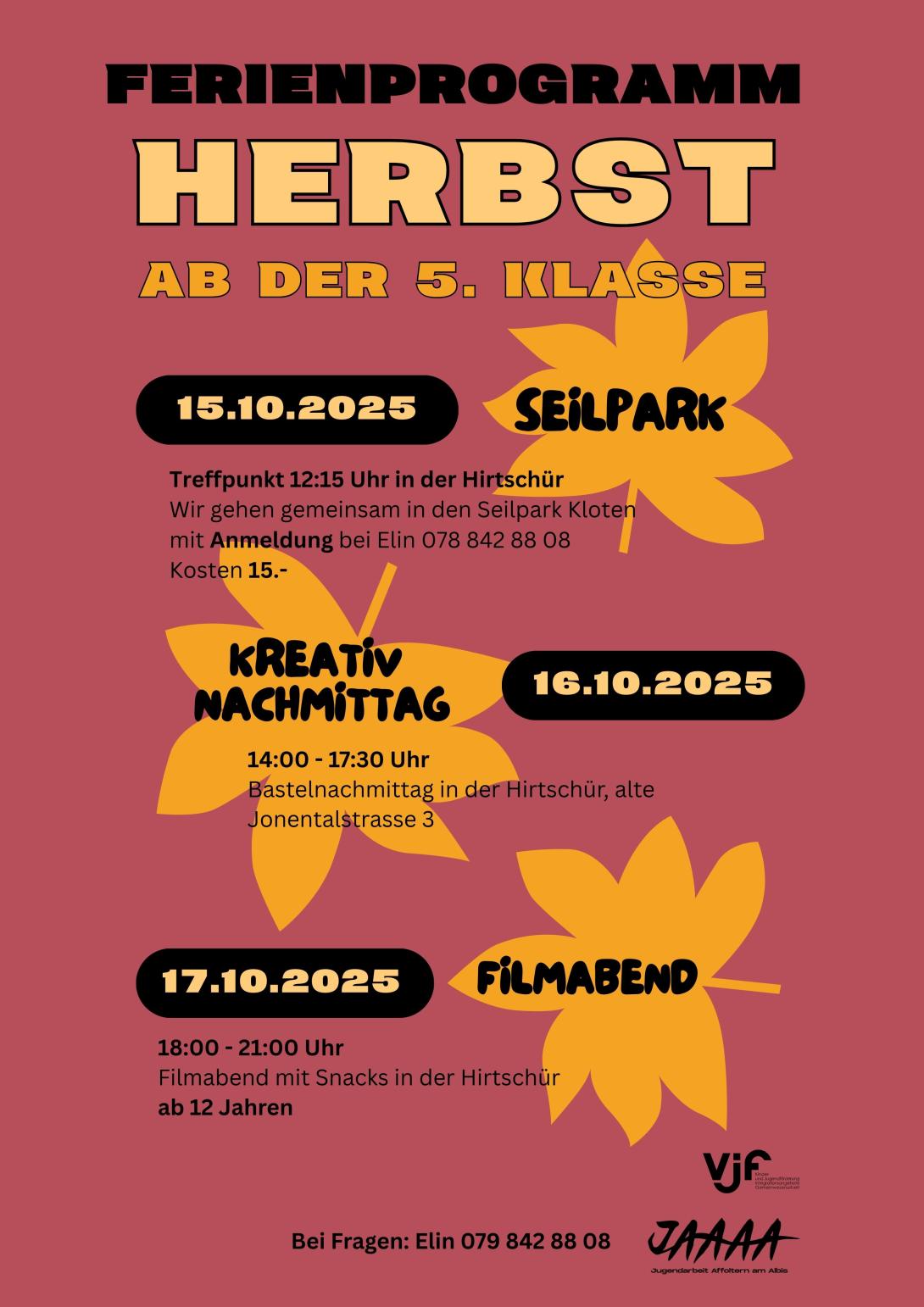 Herbstferienprogramm 