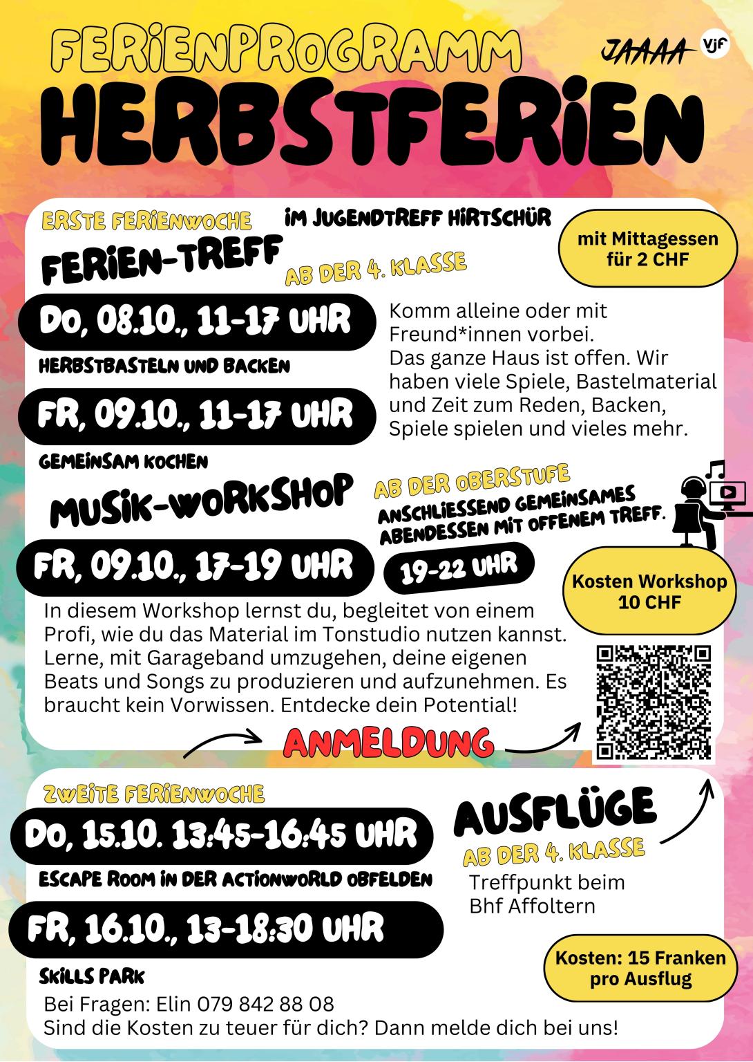 Herbstferienprogramm 
