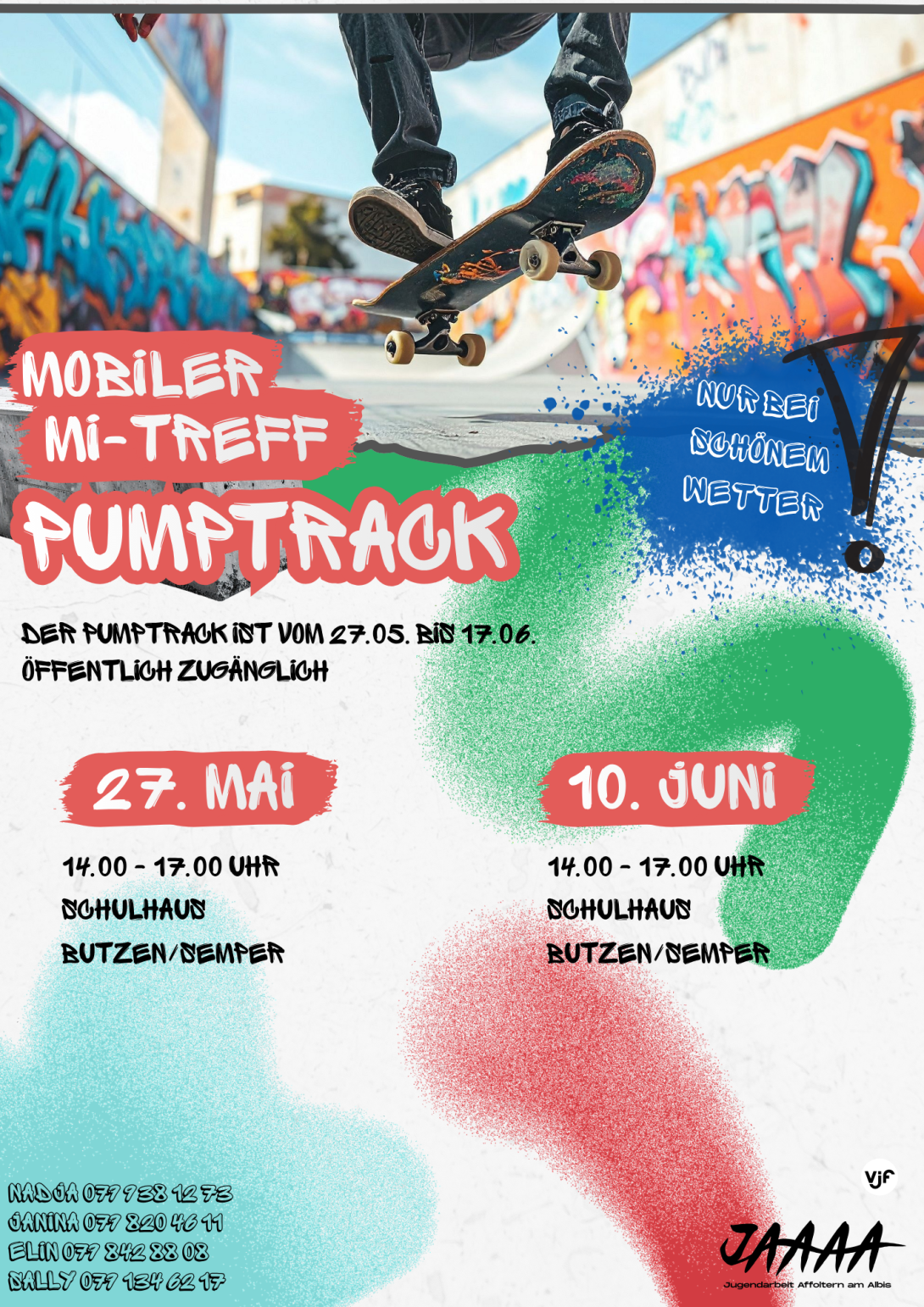 Pumptrack 27. Mai / 10. Juni